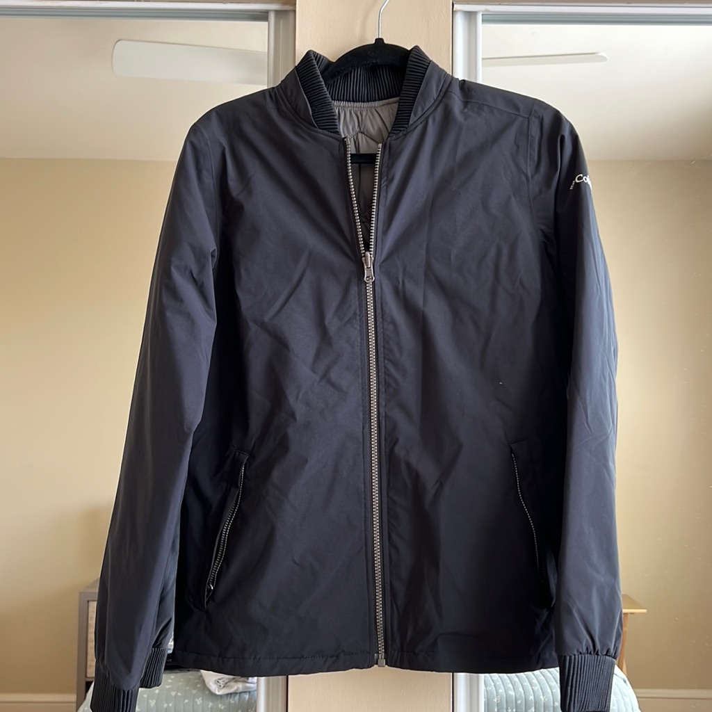 Columbia Reversible Bomber Jacket With Removable Hood